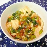 青菜（ターサイ）入り麻婆豆腐